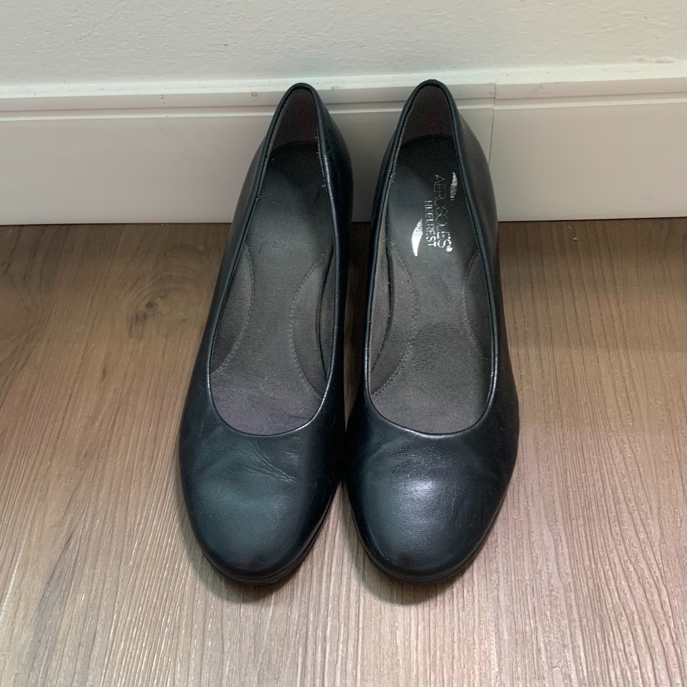 A2 by Aerosoles Heel Rest Black Heels